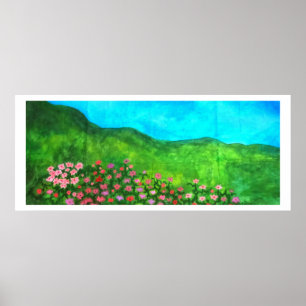 Póster Colina de Blooms