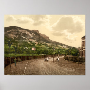 Póster Colina de la cueva, Belfast, condado Antrim