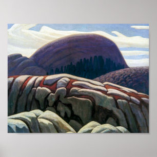 Póster Colina del lago Superior Lawren Harris