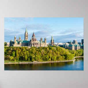 Póster Colina del Parlamento en Ottawa