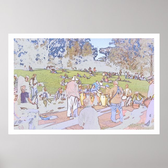 Póster Colina Hippie (Versión Original) (Frente)