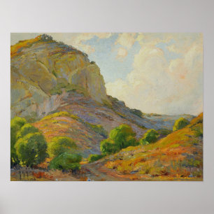 Póster Colinas - Camino Rocoso
