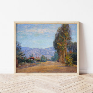 Póster Colinas cercanas a Redlands, CA   Theodore Clement