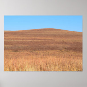 Póster Colinas del pedernal de la pega de Kansas
