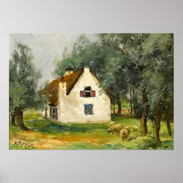 Póster Colinas - La Casa Blanca (Frente)
