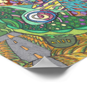 Póster Colinas rocosas de tortugas