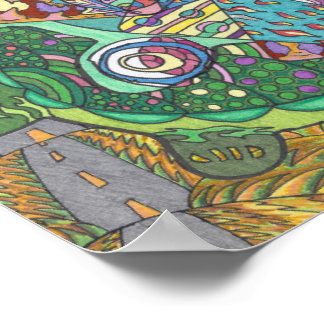 Póster Colinas rocosas de tortugas