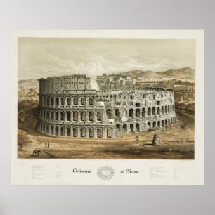 Póster Coliseo de Roma