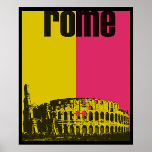 Póster Coliseo en Roma