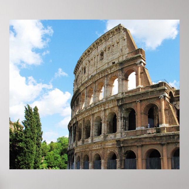 Póster Coliseo en Roma, Italia (Frente)