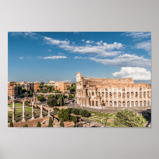 Póster Coliseo en Roma Poster | Italia | Romano (Frente)