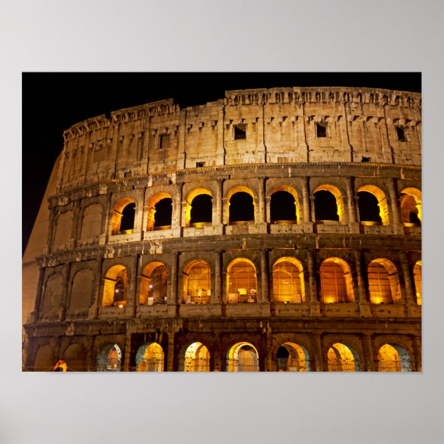 Póster Coliseo Roma Fotografía (Frente)