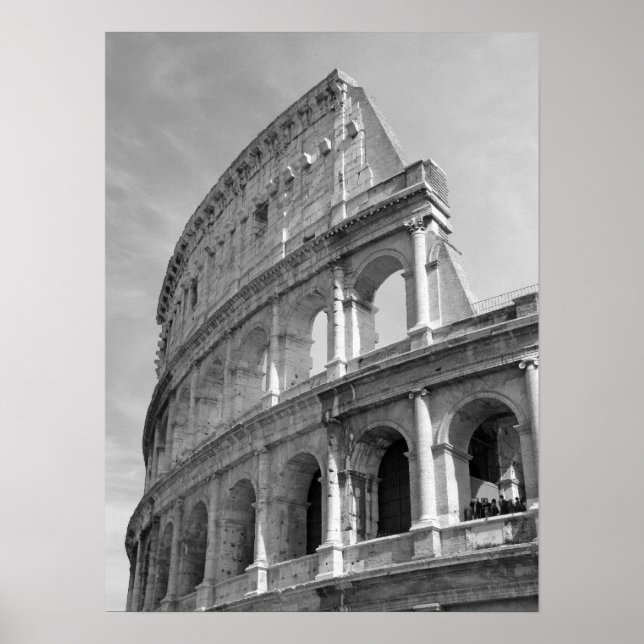 Póster Coliseo Romano, Roma Italia (Frente)