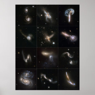 Póster Colisiones cósmicas 24x18 (15x20)
