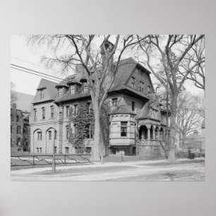 Póster Colister Fraternity House (Universidad de Yale)