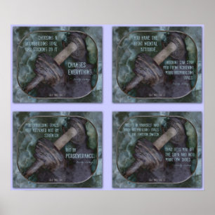 Póster Collage 2 del poster del Bodybuilding