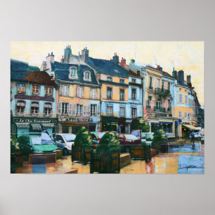 Póster Collage: "Beaune, France"