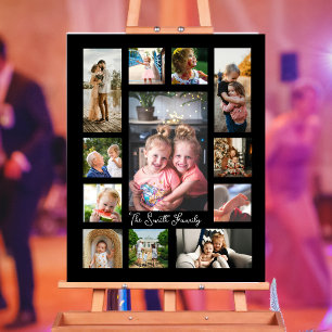 Póster Collage de 12 fotos único Minimalista Montaje simp