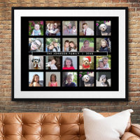 Collage de 20 plantillas de fotos con texto Person
