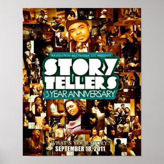 Póster Collage de 3 años de StoryTellers