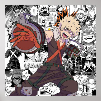 Póster Collage de Bakugou
