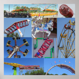 Póster Collage de Carnaval