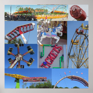 Póster Collage de Carnaval