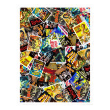 Collage de carteles de películas de ciencia ficció
