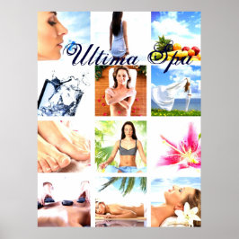 Póster collage de fotografías de personalizable y belleza