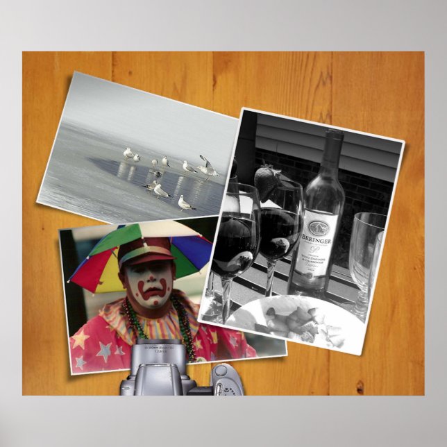 Póster Collage de fotos (Frente)