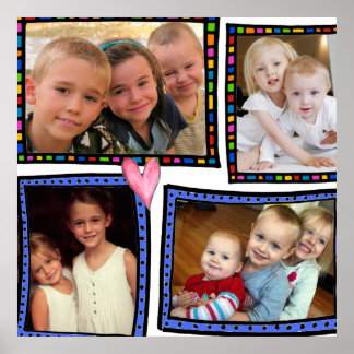 Póster collage de fotos