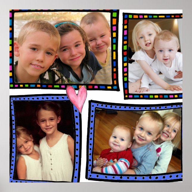 Póster collage de fotos (Frente)