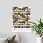 Póster Collage de fotos 56 personalizado<br><div class="desc">Poster de 56 Collages de fotos personalizado</div>