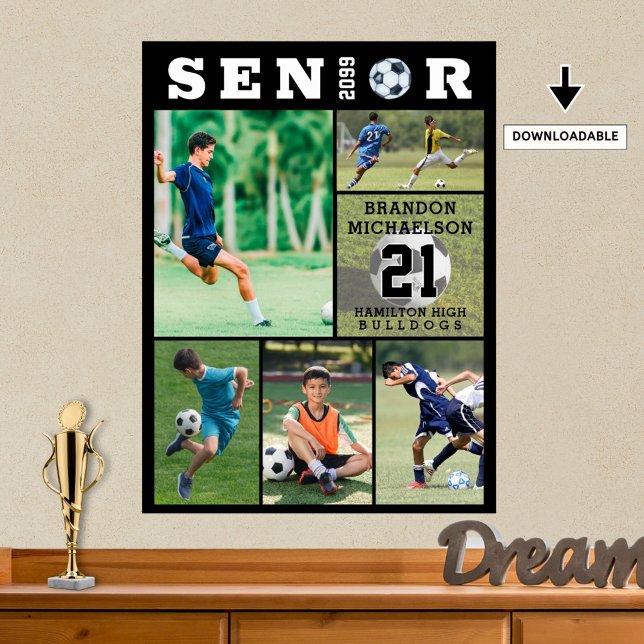Póster Collage de fotos 6 de licenciatura en fútbol (Subido por el creador)