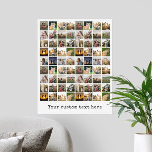 Póster Collage de fotos 72 personalizado