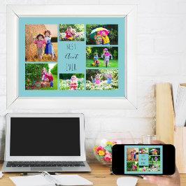 Póster Collage de fotos 7 imágenes mejor tía que el cielo