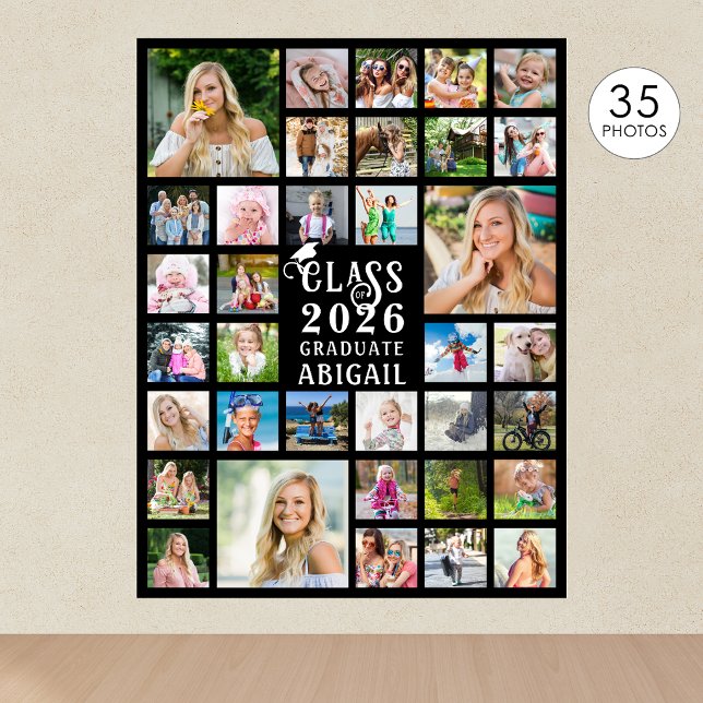 Póster Collage de fotos de graduación Clase de Año de gra (Subido por el creador)