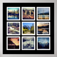Collage de fotos de Instagram 9 de estilo moderno 