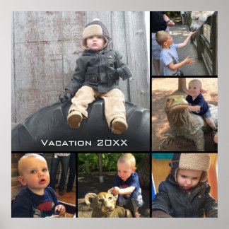 Póster Collage de fotos de Instagram Square