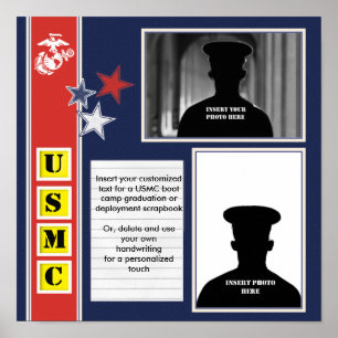 Póster COLLAGE DE FOTOS de las estrellas USMC