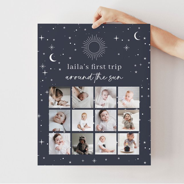 Póster Collage de fotos de primer cumpleaños de la Marina (Subido por el creador)