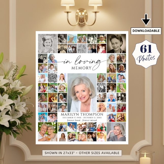 Póster Collage de Fotos del Memorial 61 En Amorosa Memori (Subido por el creador)