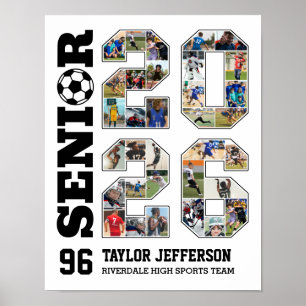 Póster Collage de fotos deportivas del equipo de fútbol s