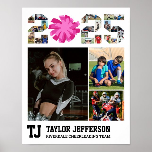 Póster Collage de fotos Deportivo 2025 (Frente)