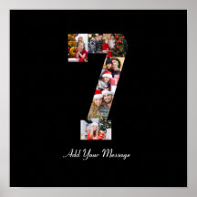 Collage de fotos en blanco y negro número 7