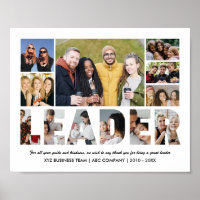 Collage de fotos líder retirado Jefe Fiesta de des