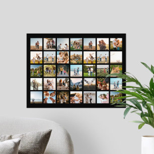 Póster Collage de fotos moderno de 35