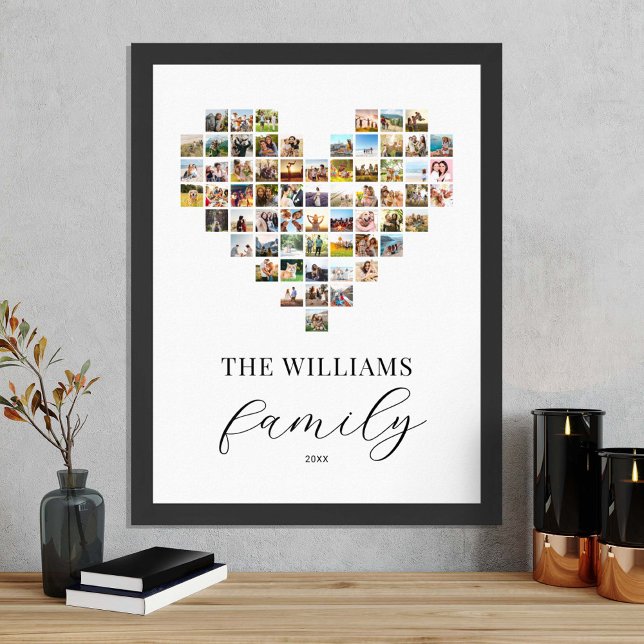 Póster Collage de fotos moderno elegante y familiar en fo (Subido por el creador)