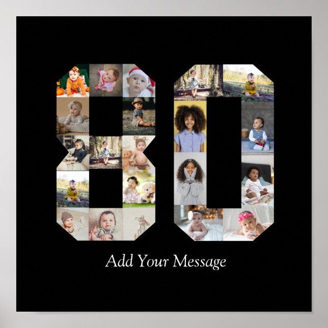 Póster Collage de fotos número 80 (Frente)