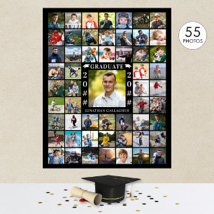 Póster Collage de Fotos Personalizado Graduación 55